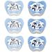NIP Value Pack Silicone Pacifier UNIQUE Size 3. (18-32 mo.) Pack of 6 BPA free made in Germany
