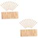 Beavorty 2000 pc wax strips Applicator adheres wax wax stick wax sticks made of wood wax applicator bars wax applicator sticks wax products bamboo removal spatula such as shown