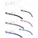 Kokobin Frameworkless Reading Glasses - Anti Blue Light Visual Aid for Men & Women (4-Pack +2.0 Diopters) - Buy Online on GoSupps.com