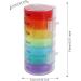 Buy Weekly Pill Organizer - 7 Day Portable Storage Box for Medication | Rainbow Design - International Shipping Available - Buy Online on GoSupps.com