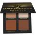 Contouring palette contour kit powder makeup - 4 special matte colors with mirror - for light & dark skin - vegan animal test -free - perfect gift idea