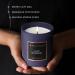 Aroma Natural Luxury Fragrance Candle - 215g Soy Wax 35 Hours Burn Lilac Blossom Purple Flower Home Decor & Gift Ideas - Buy Online on GoSupps.com