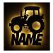 Night light I Tractor lamp personalized with name for boys young men man children gifts