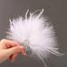 Latious Flapper Feather Hair Comb with White Crystal Gatsby 1920s Clip - Bridal Hair Accessory for Prom & Wedding - Buy Online on GoSupps.com