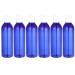 Lurrose 6 pieces of empty soap dispenser plastic cosmetic bottles Refillable empty plastic bottle travel bottles Liquid bottles for cream water liquid soaps 250ml blue