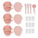 Uxsiya 3 Sets DIY Face Mask Mixing Bowl Set with Brush and Measuring Spoon Home DIY Facial Mask Tools