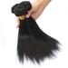 12 Inch Brazilian Virgin Human Hair Bundles - Natural Black (Pack of 3) - Buy Online on GoSupps.com