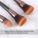Premium 10PC Makeup Brush Set Professional Cosmetic Tools with Travel Bag for Women & Girls - Buy Online on GoSupps.com