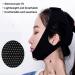 Anti-Snoring Chin Strap - Professionally Effective Black Chin Strap for Snoring Reduction - International Shipping Available - Buy Online on GoSupps.com