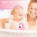 FRCOLOR Flamingo Mesh Shower Loofah Sponge - Pink Bath Pouf Body Scrubber for Kids & Women - Buy Online on GoSupps.com