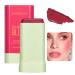 Blushes Stick for Cheeks - Buildable Lightweight Blushes Multi Stick Easy Application Long Wearing Lightweight Finishing Makeup for Eye Shadow and Lipstick Kagrote 02#