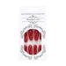 Brishow Red Ballerina Coffin Press-On Nails - Full Cover 24 Pieces for Women & Girls | Acryline Long Artificial Nails - Buy Online on GoSupps.com
