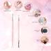 Makartt Cuticle Pusher and Nail Polish Scraper: Double-Sided Cuticle Pusher Dead Skin Cleaner - Professional Gel Nail Polish Remover - Buy Online on GoSupps.com