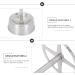 Stainless Steel Divided Toothbrush Toothpaste Holder Stand - Bathroom Vanity Organizer for Toothbrush, Razor, Makeup Brushes - Buy Online on GoSupps.com