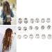 Dreadlocks Hair Rings | Stainless Steel Clips & Jewelry for Braids | Perfect Accessories for Party Film Festivals & Weddings - Buy Online on GoSupps.com