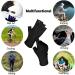 Buy PSOWQ UV Protection Fingerless Gloves for Women - Anti-UV Perfect for Cycling Fishing & Fitness - Black (20x8 cm) - Buy Online on GoSupps.com