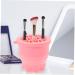 DOITOOL Multifunction detergent Silicone Makeup Brush Cleaner scrub cup washer Make Up Brush Cleaner Eye shadow brush Makeup Brush Cleaner cup Makeup Brush Washer pink Dryer 9.20X9.20X8.60CM Pink - Buy Online on GoSupps.com