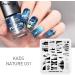 KADS Nail Stamping Plate Coconut Tree Nature Design (NA031) for DIY Nail Art - Buy Online on GoSupps.com