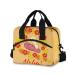 MALPLENA Aloha Love Multifunctional Reusable Thermal Snack Cooler Bag for Men and Women