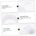 FOMIYES 8 Rolls Eyelash Tape Lash Extension Supplies White Lash Tape Eye Skin Tape Eyelash Grafting Tape Breathable Tape Under Eye Non-woven Fabric Hand Torn Cloth Belt 4X4X2.5CM White 02 - Buy Online on GoSupps.com