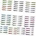 Healeved 12 Pcs Eyeliner Double Sided Eyelid Tape Glitter Duct Tape Eyelid Tape Invisible Stickers Plastic 1 count (Pack of 1) Assorted Colorx2pcs - Buy Online on GoSupps.com