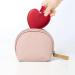 Boofire Little Heart Handheld Mirror - Compact PU Leather Travel Mirror for Women & Girls | Stainless Steel Anti-Fall Design - Perfect Gift for Home Camping & Travel (Red Heart) - Buy Online on GoSupps.com