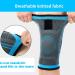 NUCAMPER Kniebandage Knee Support for Men & Women - Compression with Patella Gel & Spring Stabilizers for Pain Relief Meniscus Tear ACL Arthritis - Blue M - Buy Online on GoSupps.com