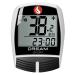 DREAM SPORT Bike Computer Bicycle Speedometer and Odometer 16-Function Wired Bike Computer Waterproof DCY016 white
