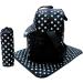 3pcs Black & White Polka Dot Baby Diaper Nappy Changing Bag Set - Stylish and Practical - Buy Online on GoSupps.com