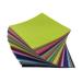 flic-flac 54pcs Felt Fabric Sheet Assorted Color Felt Pack DIY Craft Squares Nonwoven (10cm*10cm)