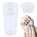 Clear Nail Art Stamper Set - Silicone French Manicure and Jelly Stamp for DIY Nail Art Accessories - Perfect for French Smile Lines - Buy Online on GoSupps.com