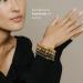 L. Erickson Grab & Go Pony - Grey Metallic | 8 Pack Hair Ties & Ponytail Holders - Buy Online - Buy Online on GoSupps.com