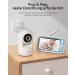 Boifun Baby Monitor 2024 - 5 HD Camera 360 View Night Vision Two-Way Audio Temp Monitor - Baby Blue - Buy Online on GoSupps.com