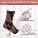 Copper Ankle Brace Support Elastic Compression Sleeve for Plantar Fasciitis Sprains & Achilles Tendonitis Breathable Pain Relief Protector for Sports & Daily Use (L/XL - Buy Online on GoSupps.com