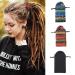 Spiral Lock Hair Tie Dreadlock Accessory | Bendable Hair Ties for Women and Men | 25 Inch Colorful Curly Hair Holder | Storage Bags Included (Blue) - Buy Online on GoSupps.com