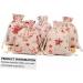 KOMBIUDA 1 Set Countdown Christmas Bag Candy Bags Advent Calendar Banner Christmas Storage Bags Linen Red 10x14x0.5cm Red - Buy Online on GoSupps.com
