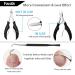 Ingrown Toenail Clippers & Pedicure Kit - Foot Care Tools for Thick Nails, Nail Lifter, Cutter, Cuticle Manicure Set - Buy Online on GoSupps.com
