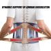 Orthopedic Back Support Belt - Lumbar Spine Decompression Corset for Pain Relief Sciatica Scoliosis & Herniated Disc | Blue XL Size - Buy Online on GoSupps.com
