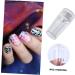 FRCOLOR 8 Sets Bat Wings Nail Embossing Plate Holder Template Glass Nail Accessories Ponytail The Tools Imprint Braces Set Stamp Bow Tie Razor Child - Buy Online on GoSupps.com