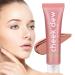 Makeup Blush Liquid Soft Pinch Light Liquid Luminizer Blush Moisturizing Lightweight Long Lasting Blendable Creamy Face Blush for Face Eyes Lips Hersil 04