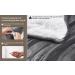 Thermal Heating Blanket 150x180cm | Electric Blanket with 6 Temperature Levels & 4 Timer Functions | Automatic Switch-Off | Washable Flanel for Home & Office - Buy Online on GoSupps.com