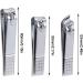 HCHGJKN Nail Clippers Manicure Kits Stainless Steel Beauty And Health Nail Cutter Pedicure Tools Nail Clippers Finger Toe Nail Nipper(M) - Buy Online on GoSupps.com