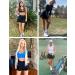 Ekouaer Women's Lightweight Athletic Golf Skort with Pockets - Black, Small - Buy Online on GoSupps.com