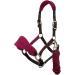 LeMieux Vogue Fleece Headcollar & Leadrope Halter - Cob Black/Grey | International Shipping Available - Buy Online on GoSupps.com