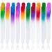 EAONE 20 Pieces Glass Nail File Crystal Nail File Double Sided Etched Filing Surface Finger Nail Files Professional Mix Gradients Colors Manicure Nail Care 10 Color Bulk Gift Mothers Day Gifts