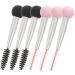 Baluue 12 Pcs Sponge Makeup Brush Makeup Sponge Eyebrow Sponge Brush Make up Sponge Mascara Aluminum Tube - Buy Online on GoSupps.com