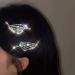 Aimimier Bridal Rhinestone Hair Clip Shiny Crystal Wing Hair Grip 2 Pcs Luxury Wedding Prom Party Festival Hair Jewelry for Women and Girls (Type A)
