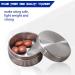 Buy Titanium Waterproof Pill Case | EDC Urgency Capsule Box | Pocket Metal Box for Camping - Silver - Buy Online on GoSupps.com