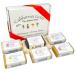 California Gold Artisan Soaps Bar Soap Gift Box Set for Men w/Soap Saver Bag-6 Bars- (24oz. Total)