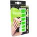 Artificial nails - neon green - fake nails airbrush carnival nails Accessoire artificial nails to stick on women costume accessories 80s fingernails neongr n